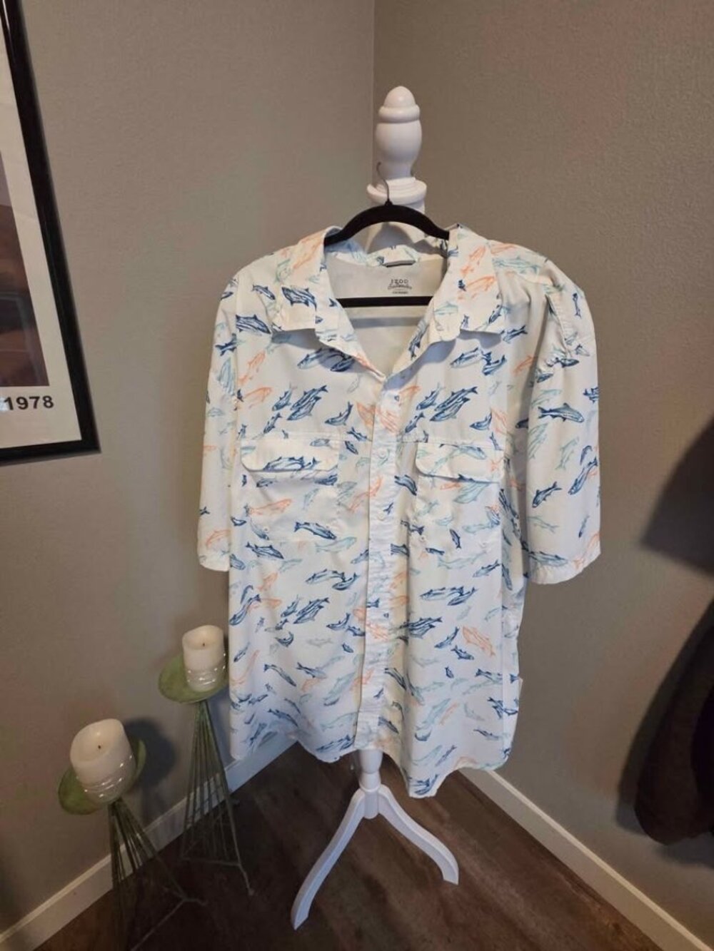 Izod mens fishing shirt 3X